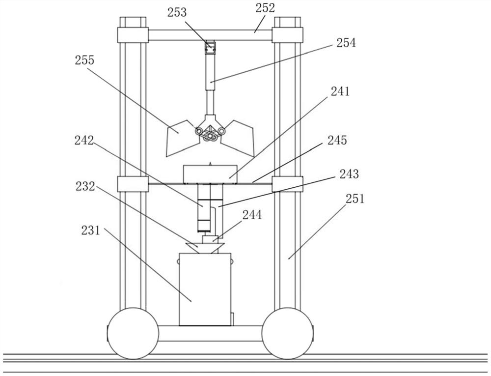 Automatic Chinese herbal medicine grabbing device