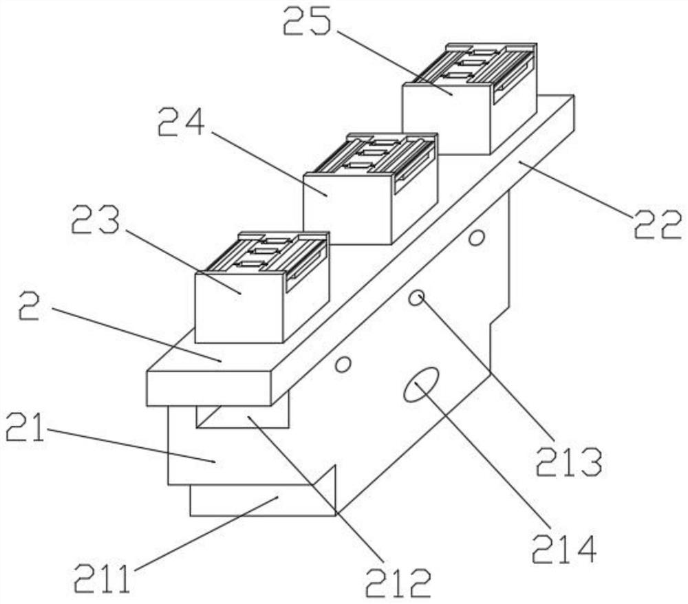 A lead forming device for ceramic capacitor chips