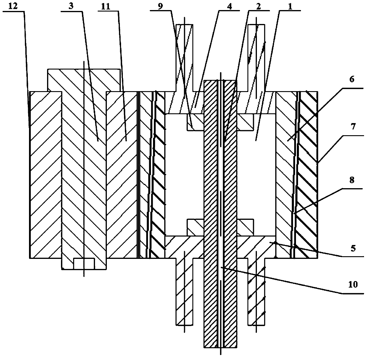 Preparation device and shaping method of ultrafine grain and nanograin blanks