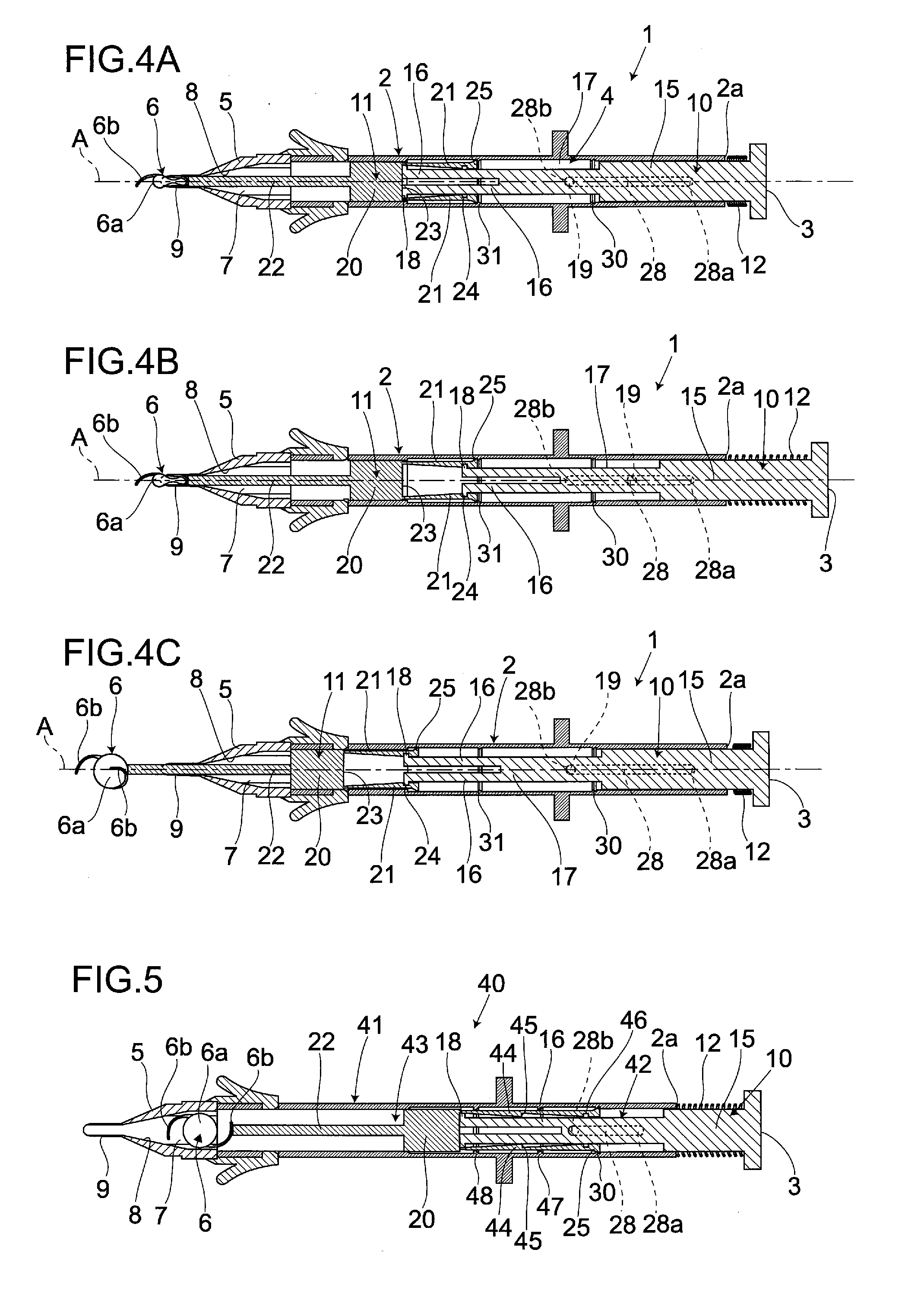 Intraocular lens inserting device