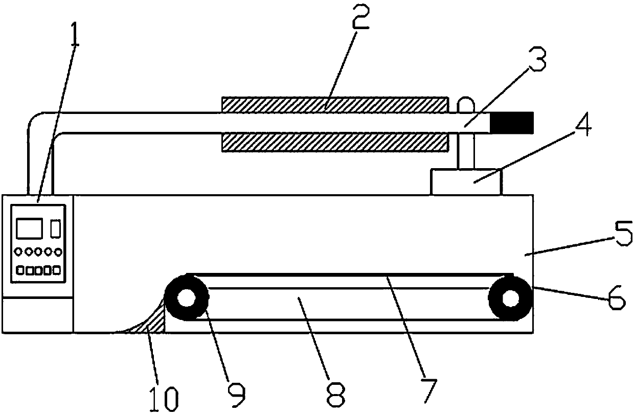 Tea packing device