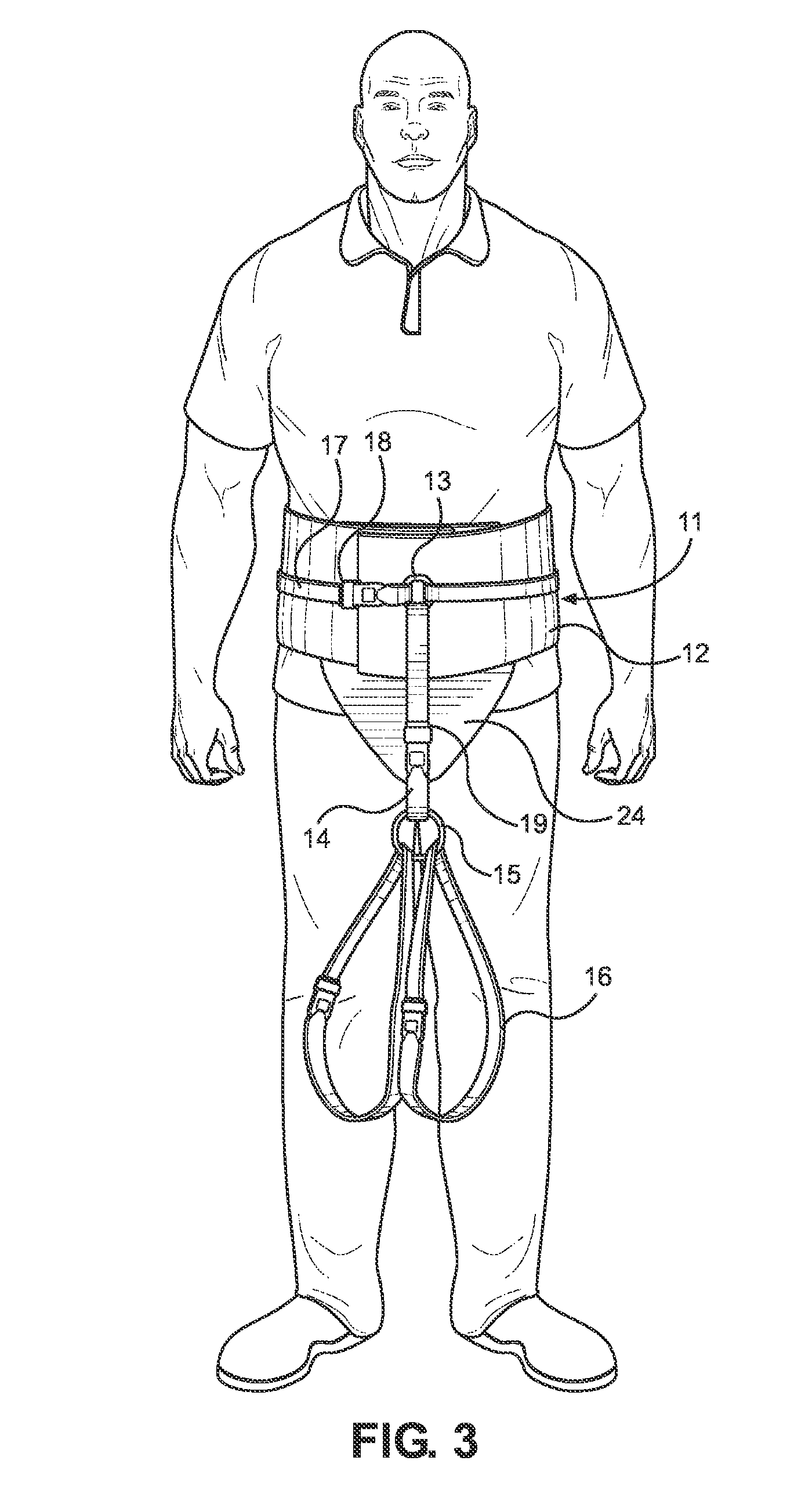 Spinal Decompression Belt for Use with Inversion Table