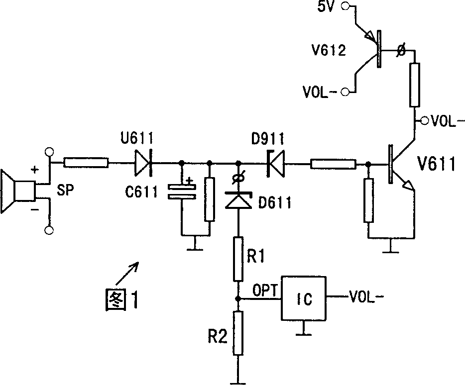 Automatic volume restrict in color TV and device of providing truly accompanying sound only