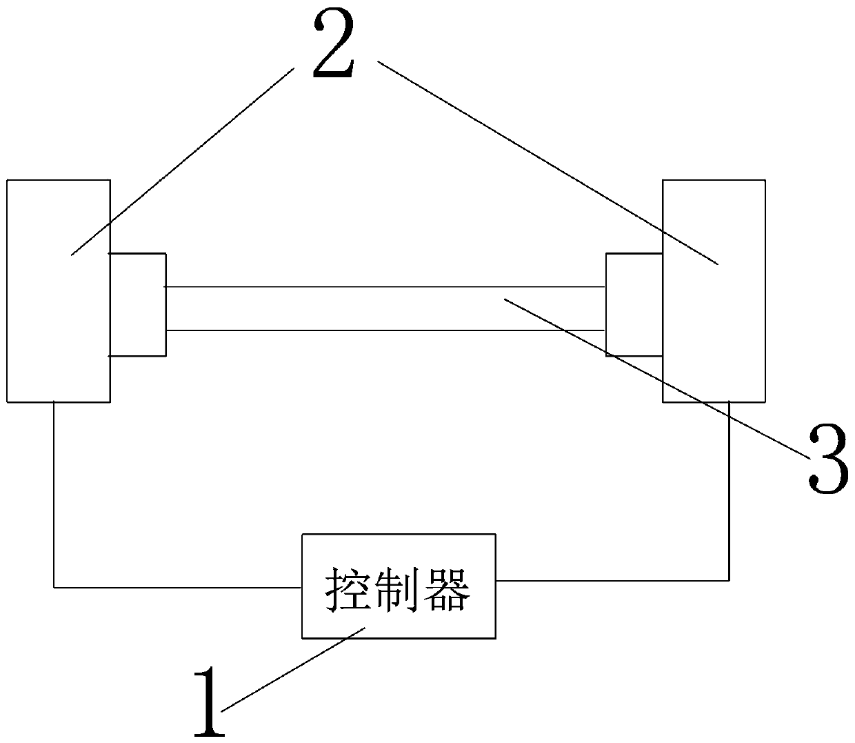 Rolling light-emitting light guide rod and control method thereof