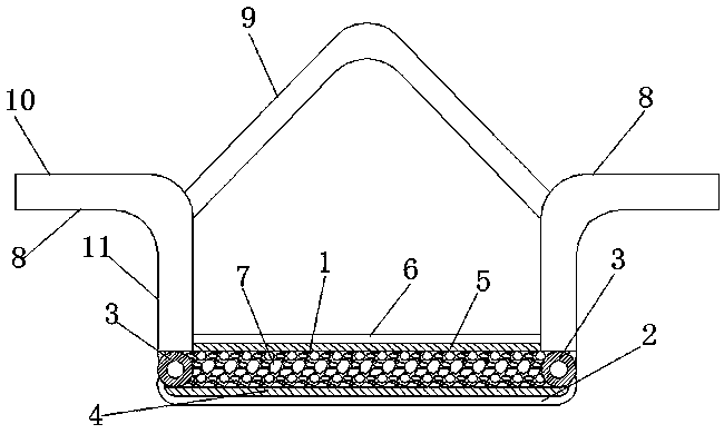 Environment-friendly insulation cover of disposable molten iron transport tank and using method