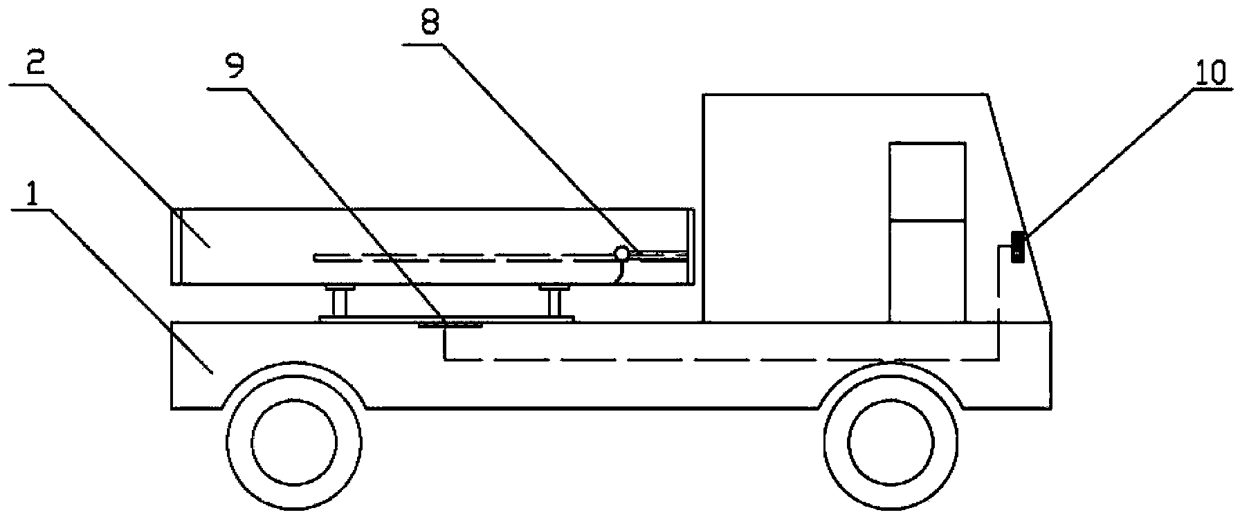 Three-dimensional scrapper detecting type dumping car