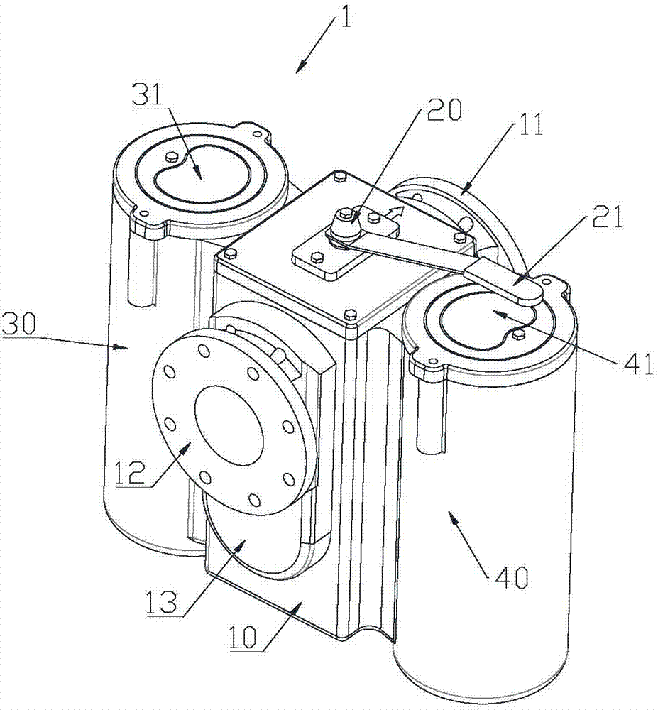 Filter for pressure backflow pipeline of noninvasive ventilation synchronous breathing machine