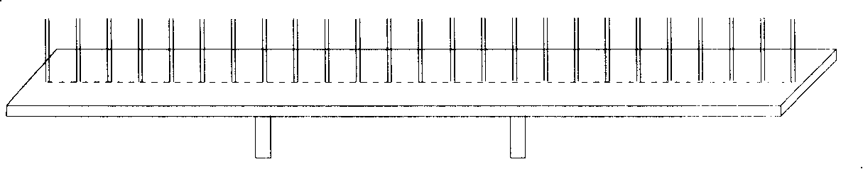 Device for directly combining nano fiber diaphragm on lithium ionic cell electrode surface and the method