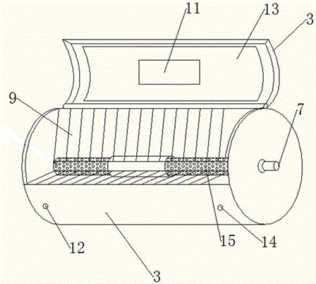 Pickling frame of dry salt pickling machine