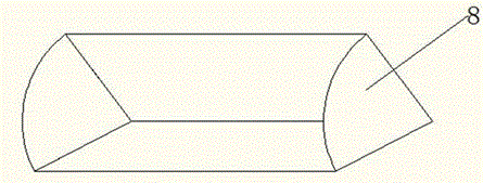 Pickling frame of dry salt pickling machine