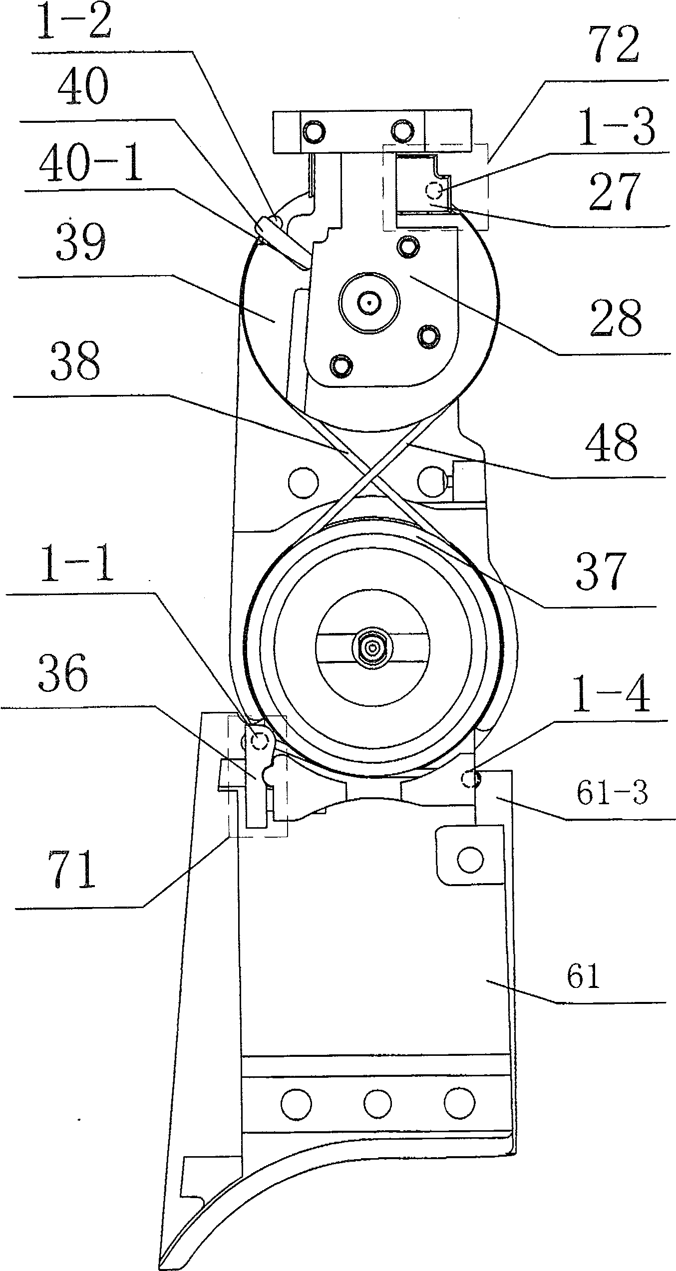 Finger joint steel wire coupled transmission mechanism for robot clever hand finger