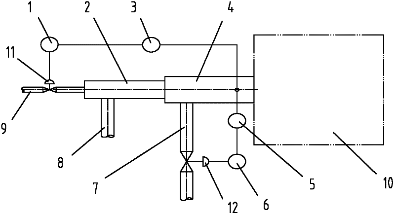 Method and apparatus for preparing high temperature composite gasifying agent