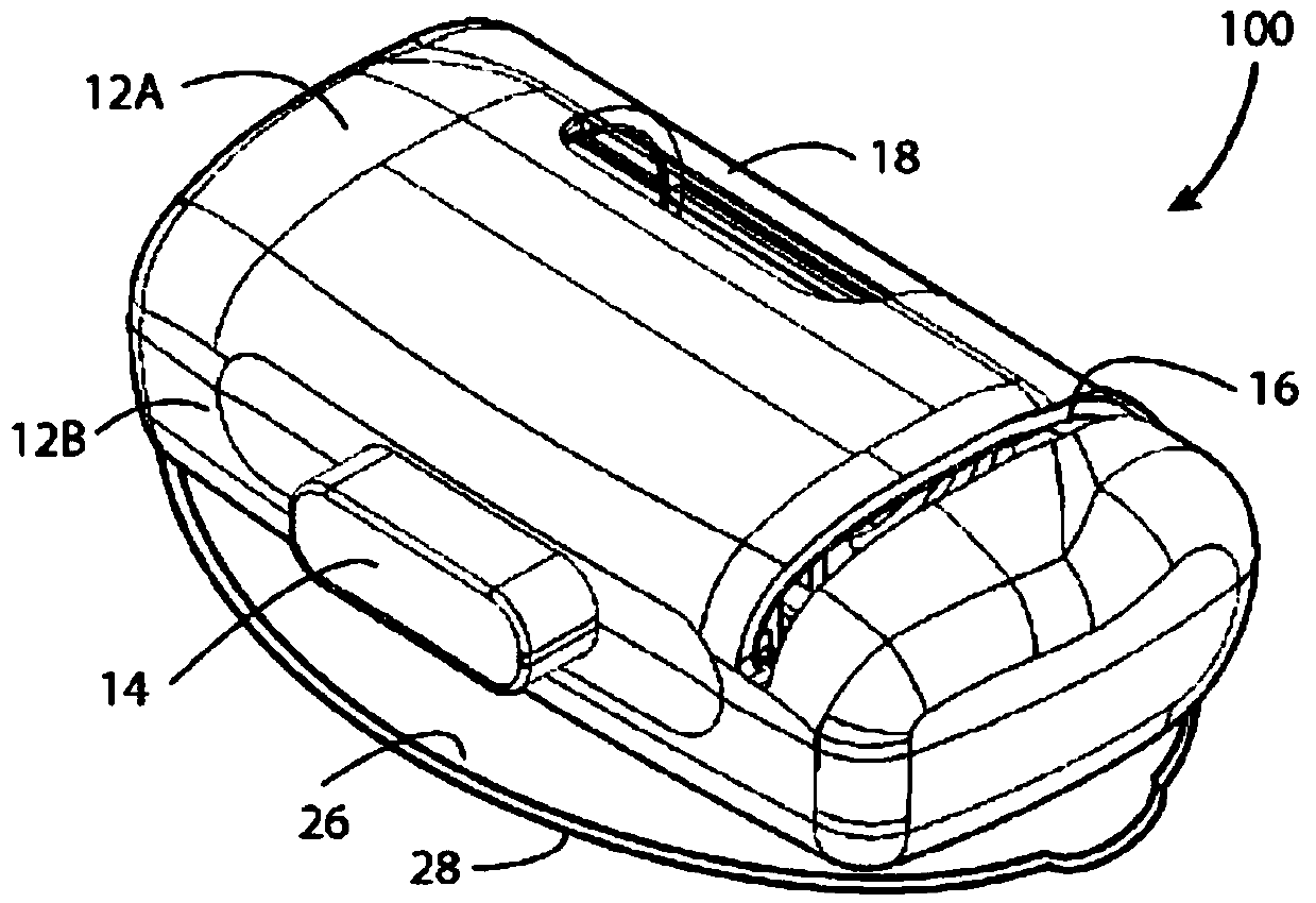 Integrated pierceable seal fluid pathway connection and drug container for drug delivery pump