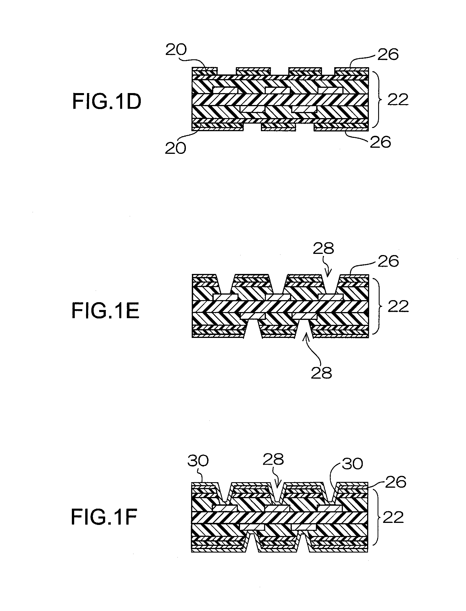 Method for producing multilayer wiring substrate and multilayer wiring substrate