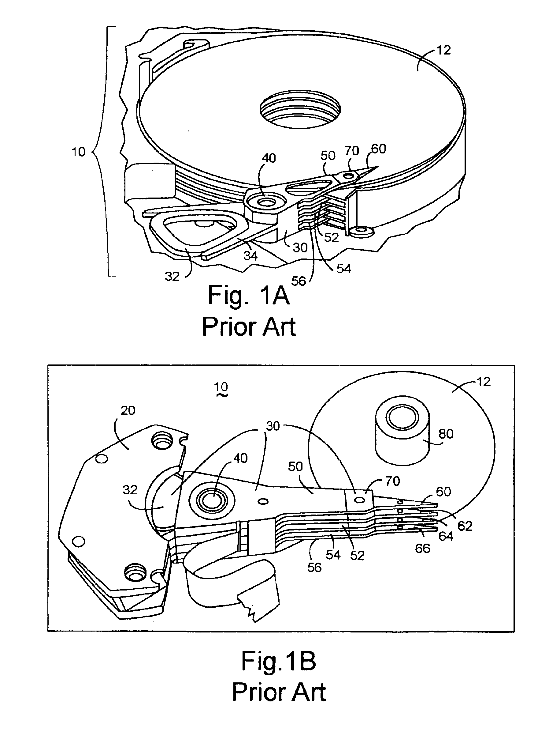 Apparatus and method for dampening disk vibration in storage devices