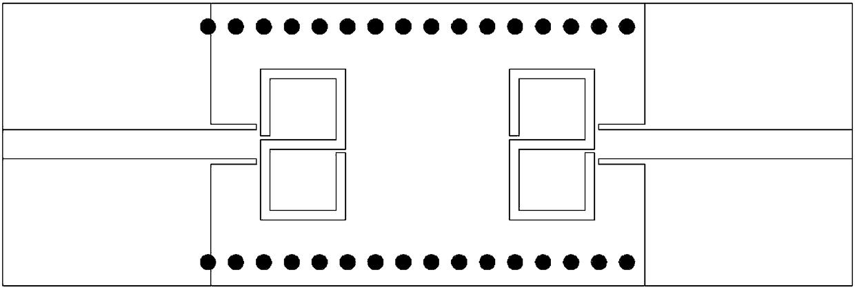 Substrate-integrated waveguide bandpass filter based on a novel complementary split-ring resonator structure