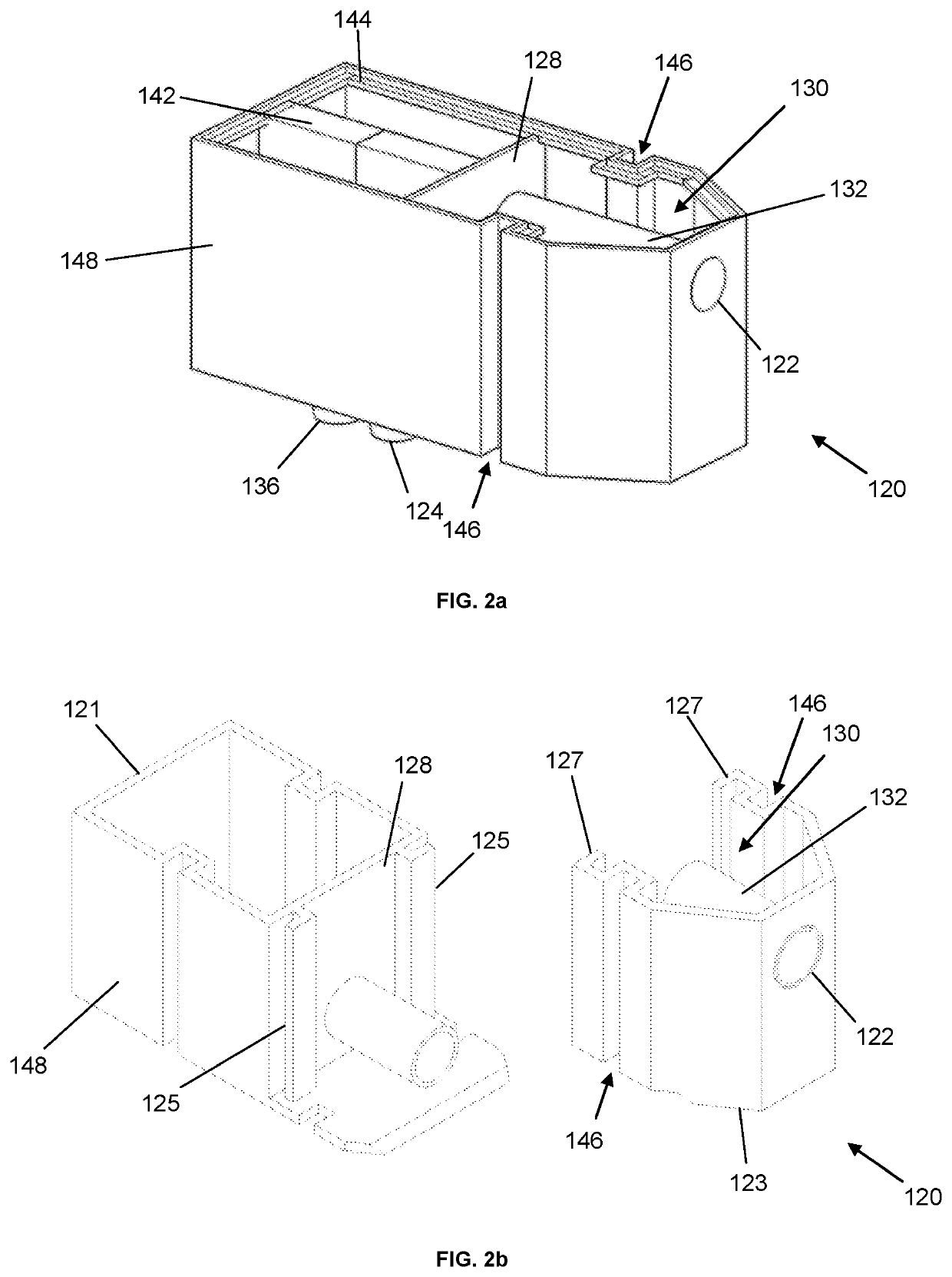 Exhaled breath condensate collection device and a kit of parts therefor