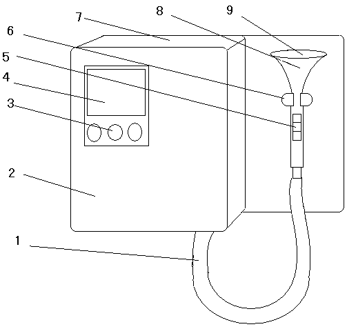 Hair washing and bathing integrated liquid shower device