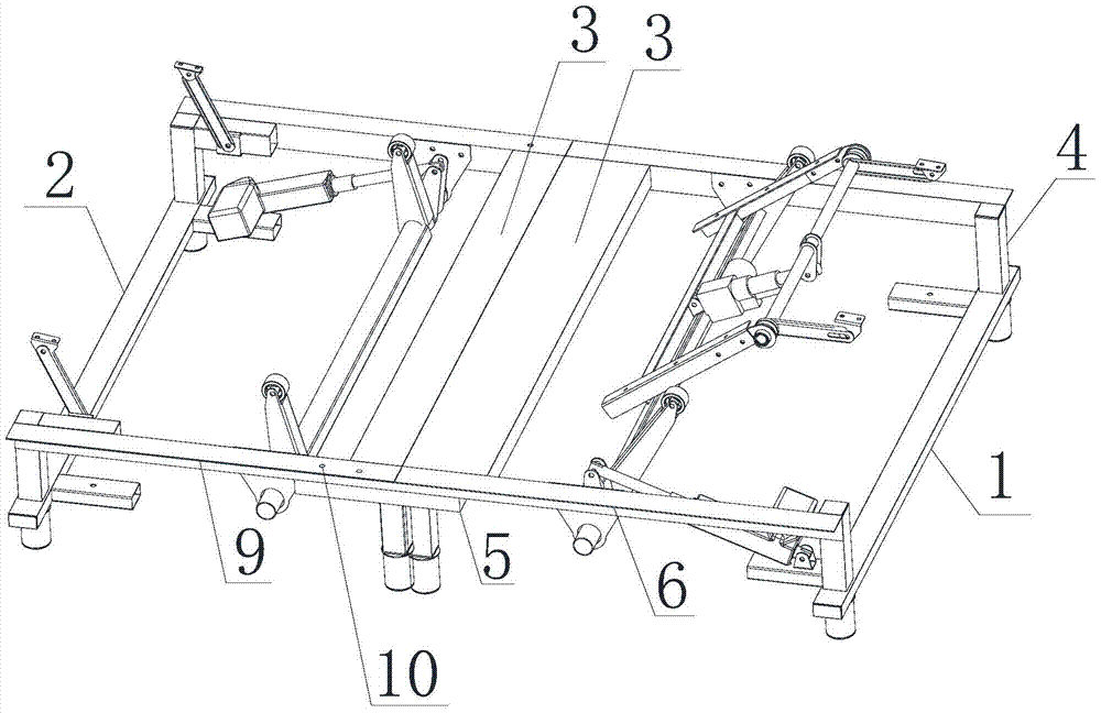 An electric bed frame