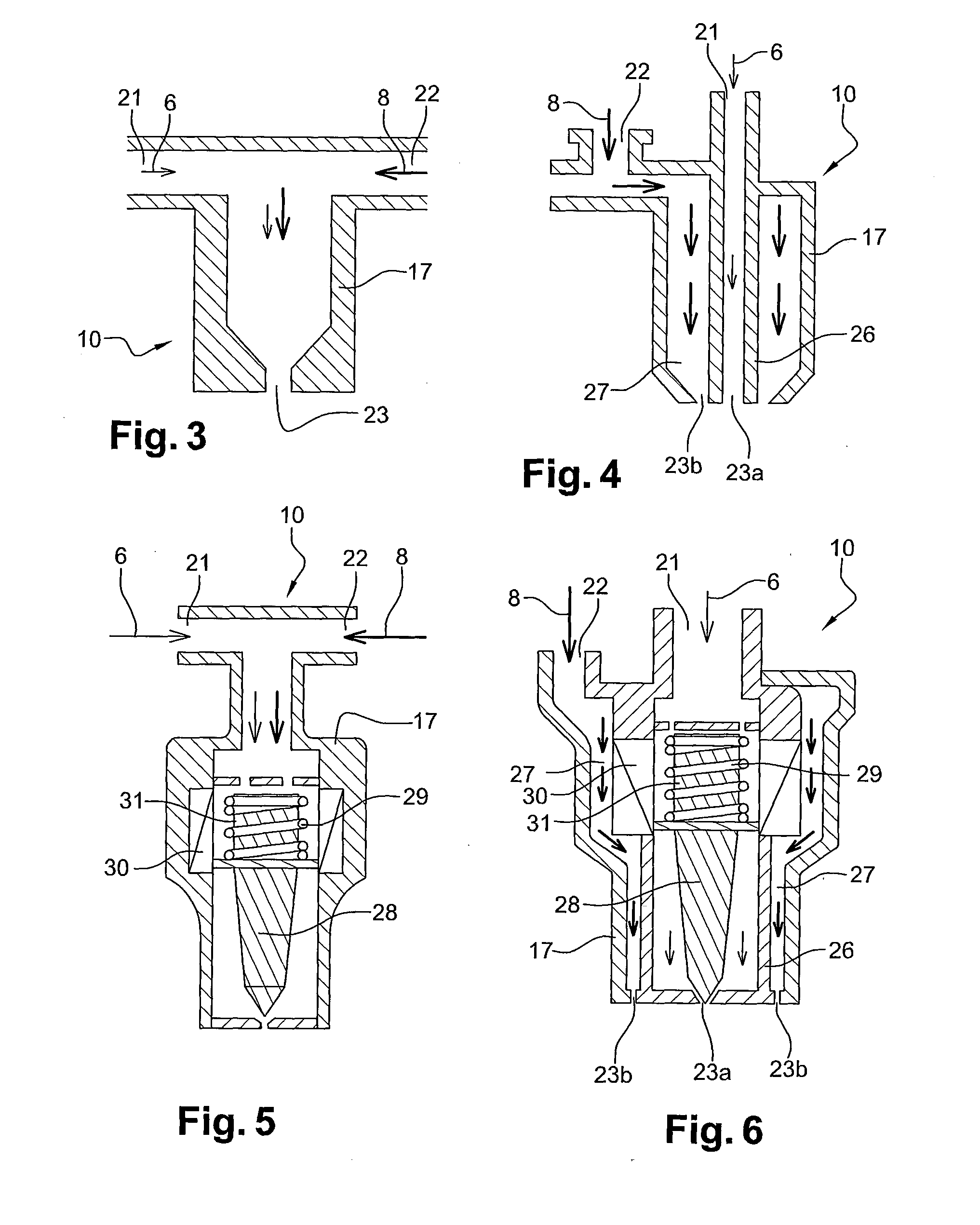 System for injecting reactants in an exhaust line