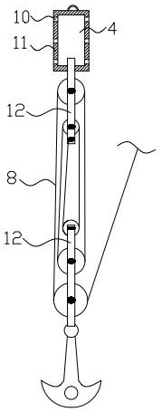 Deep water net cage with pulley lifting mechanism