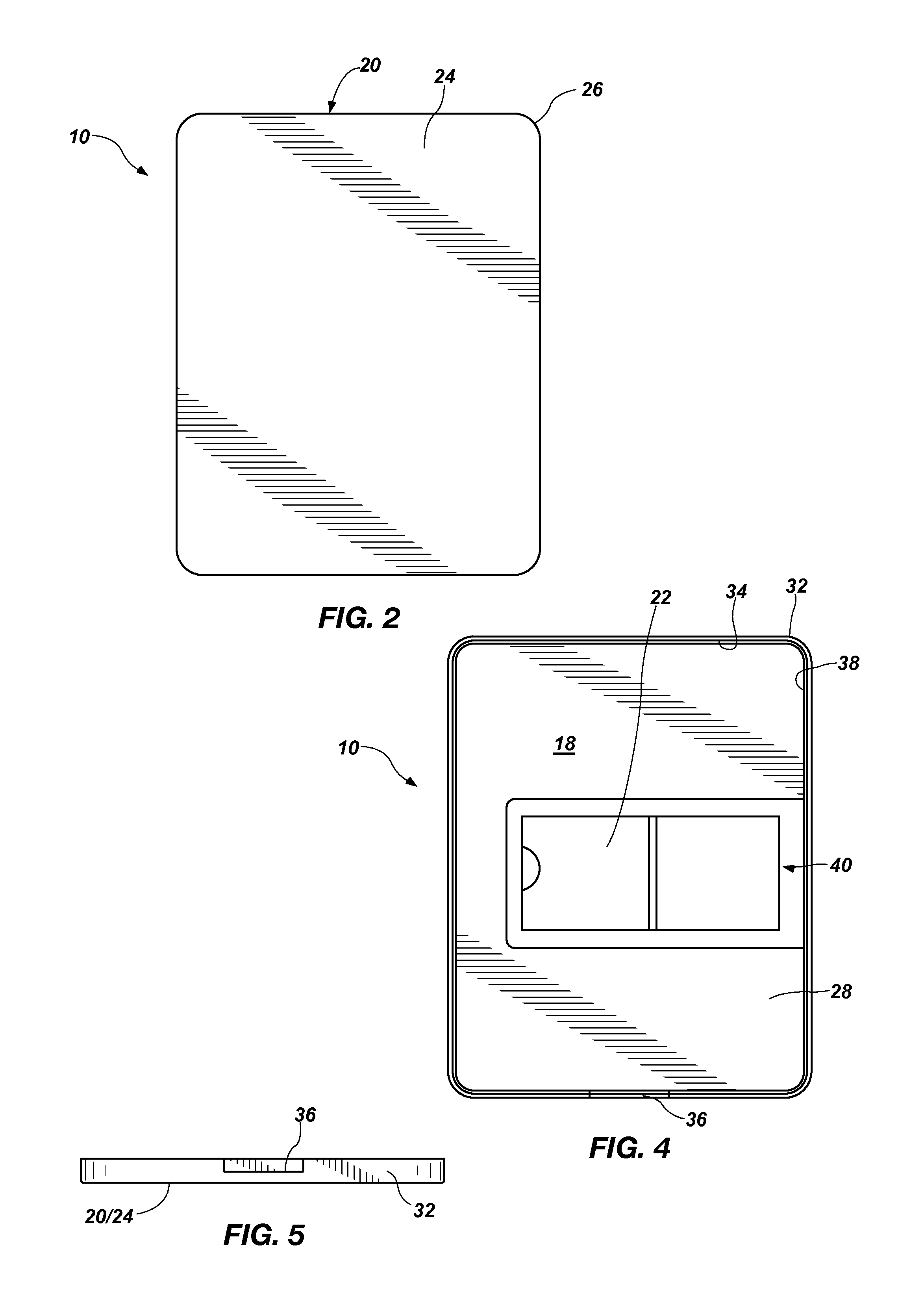 Keyboard with slot for orienting a tablet computer during use and tablet computing systems