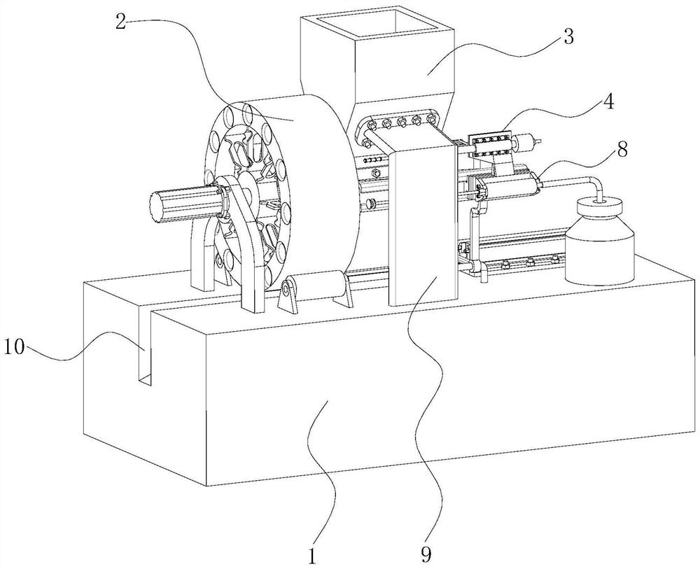 Inner wall polishing rust-proof device for steel pipes