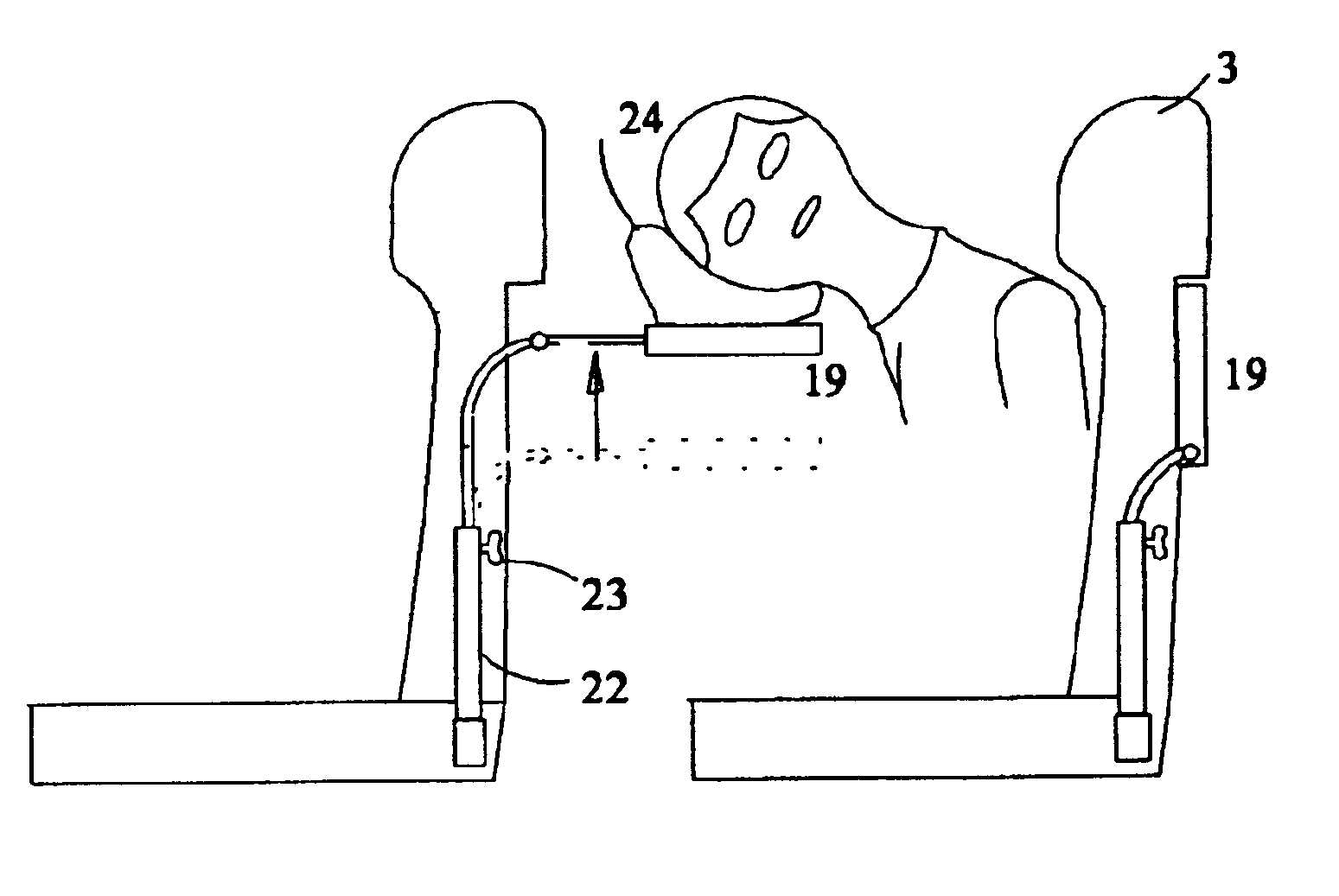 Facilitate sleeping of a person in sitting position by supporting the head and/or body