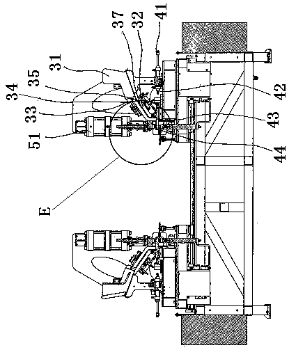 Positioning welding device and positioning welding method for shelf net short wire