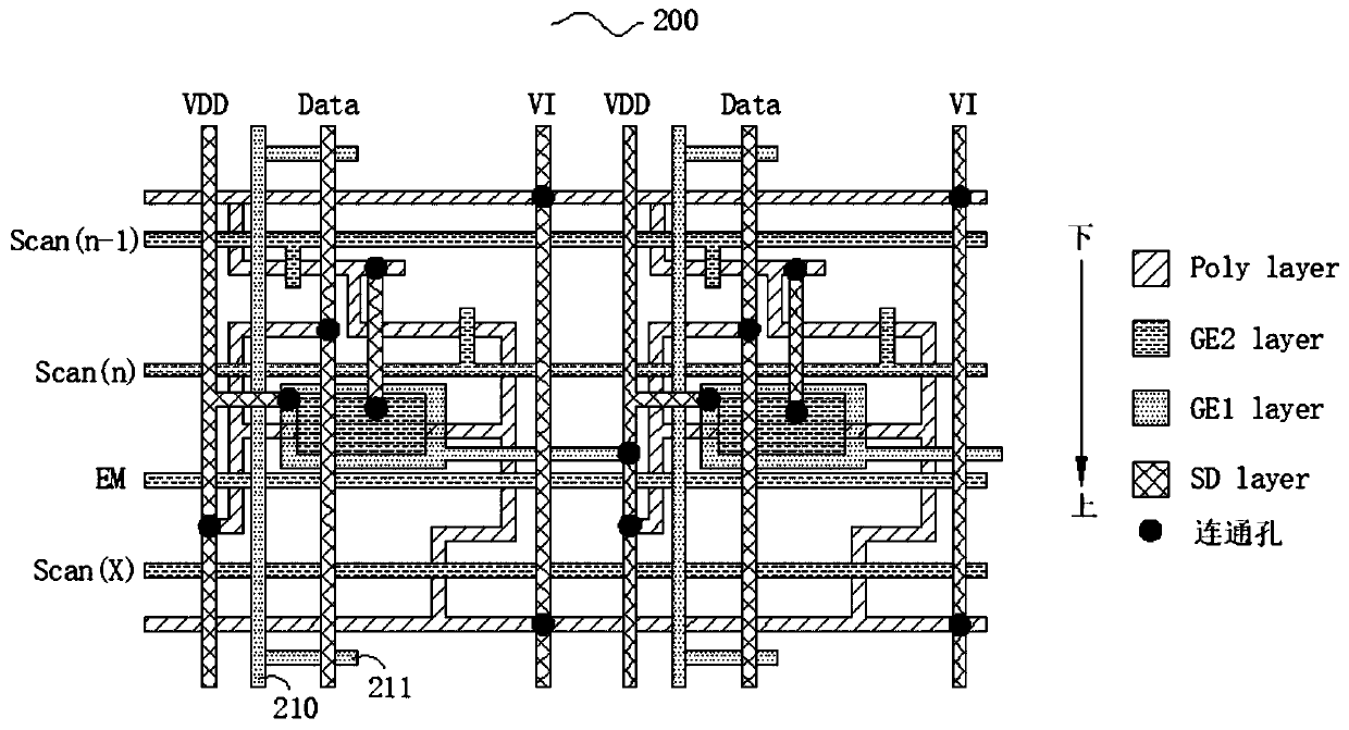 Array substrate and data line breakpoint repair method there of and display device