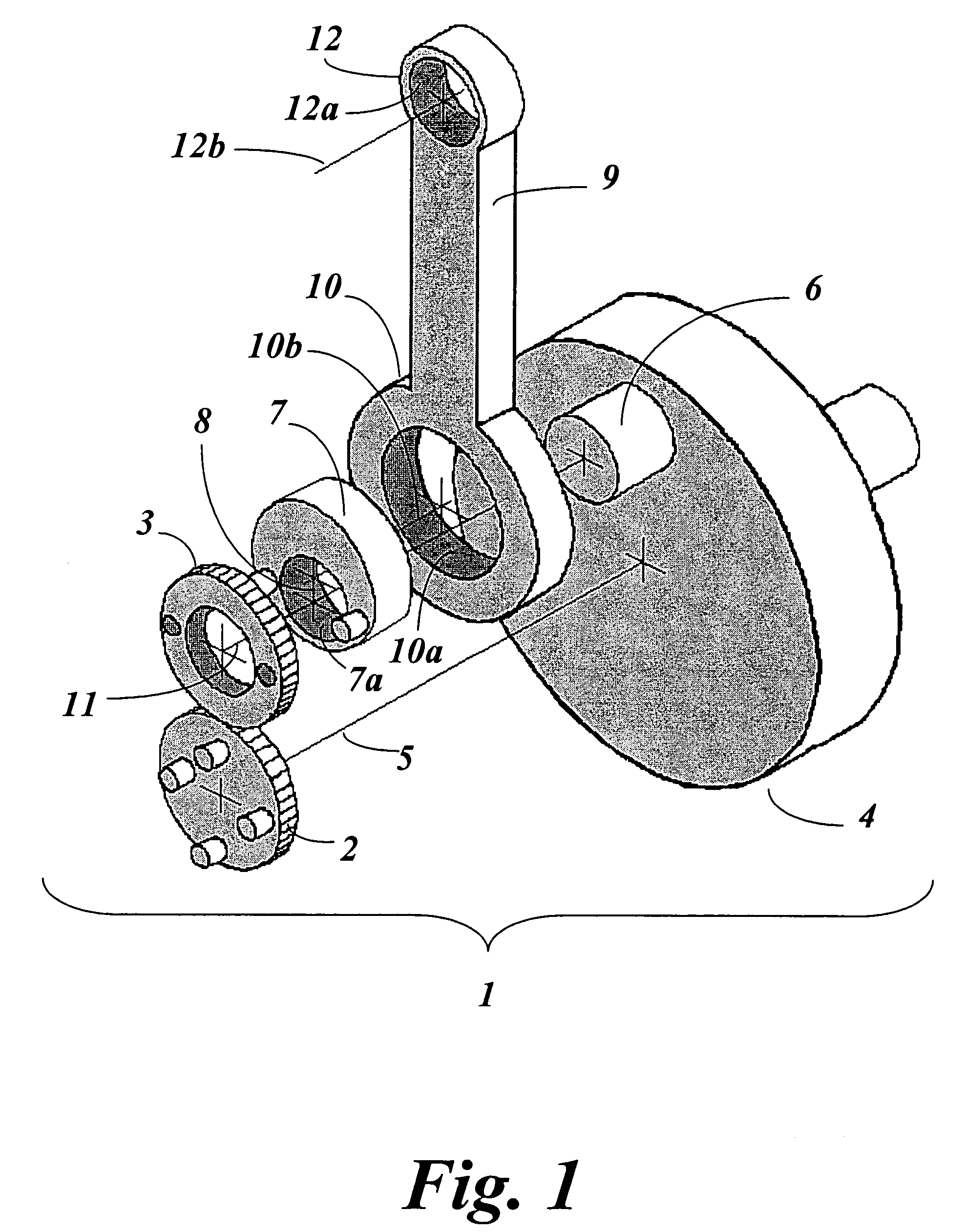 Epitrochoidal crankshaft mechanism and method
