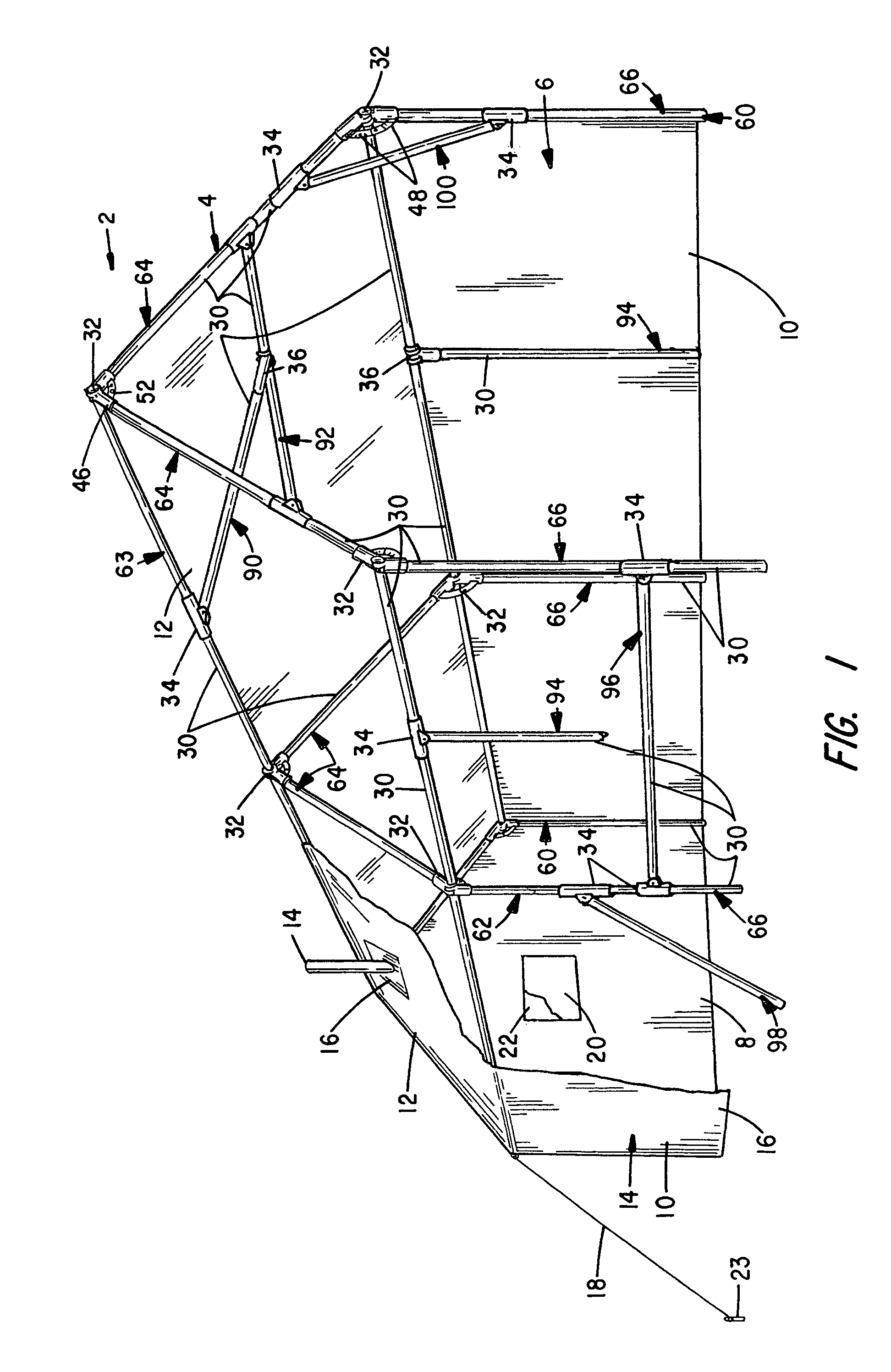 Tent frame coupler assembly