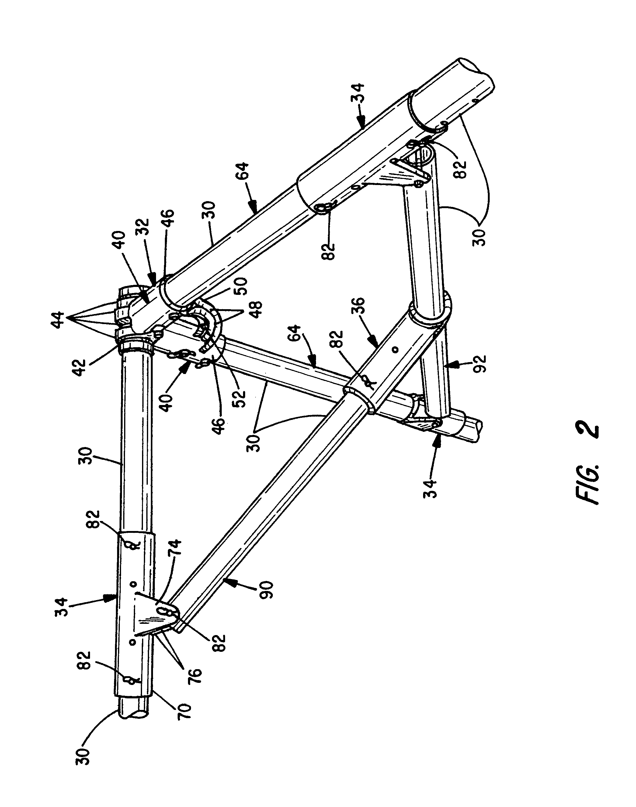 Tent frame coupler assembly