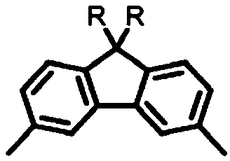 Trianiline thiofluorene unit-based blue light conjugated polymer, and preparation method and application thereof
