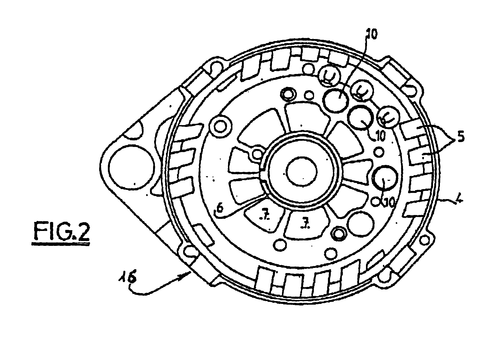 Rotating electrical machine, in particular alternator for motor vehicle
