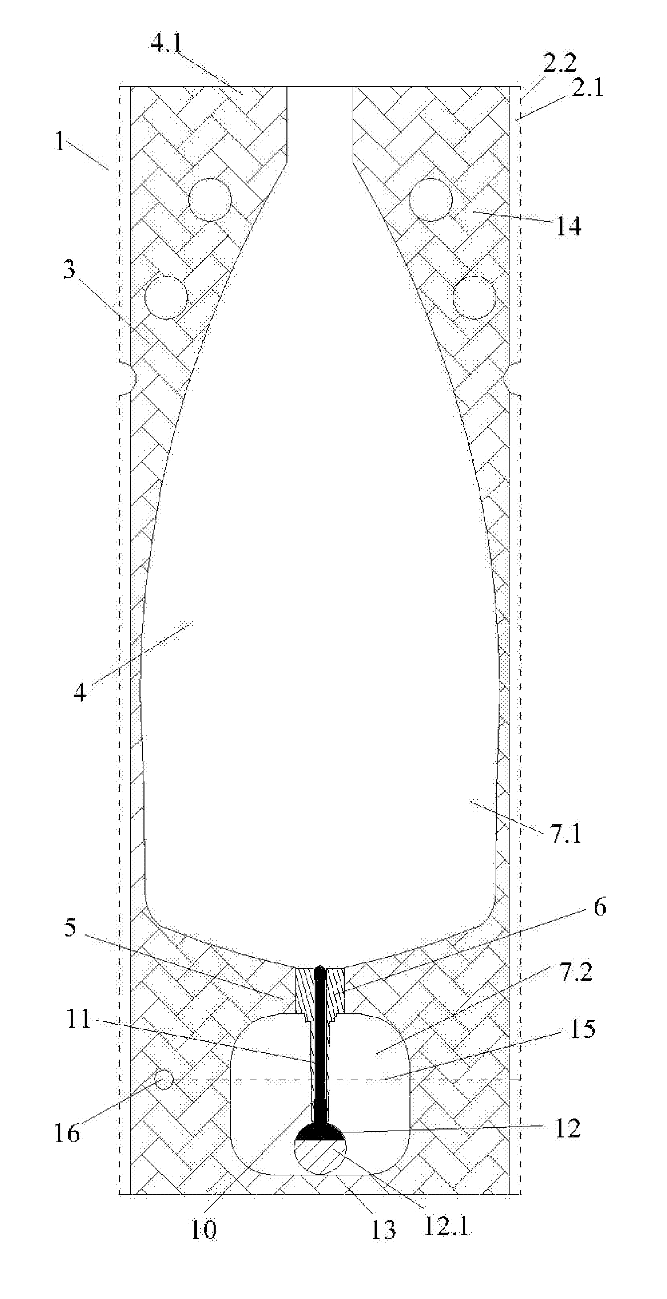 Container bag for containing semen for artificial insemination of animals