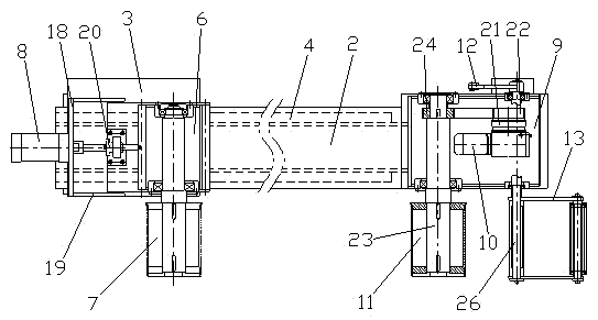 Cord winding and partitioning machine