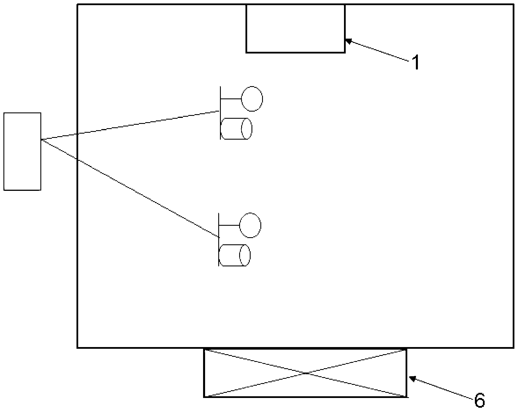 Test system for distribution characteristics of artificial plasmas