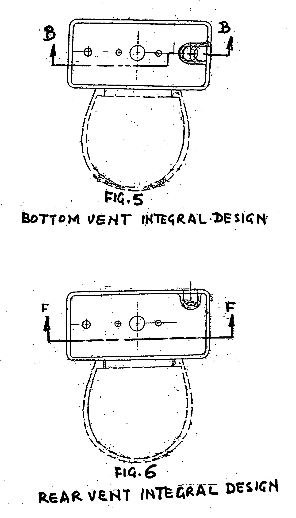 Central toilet/bathroom venting