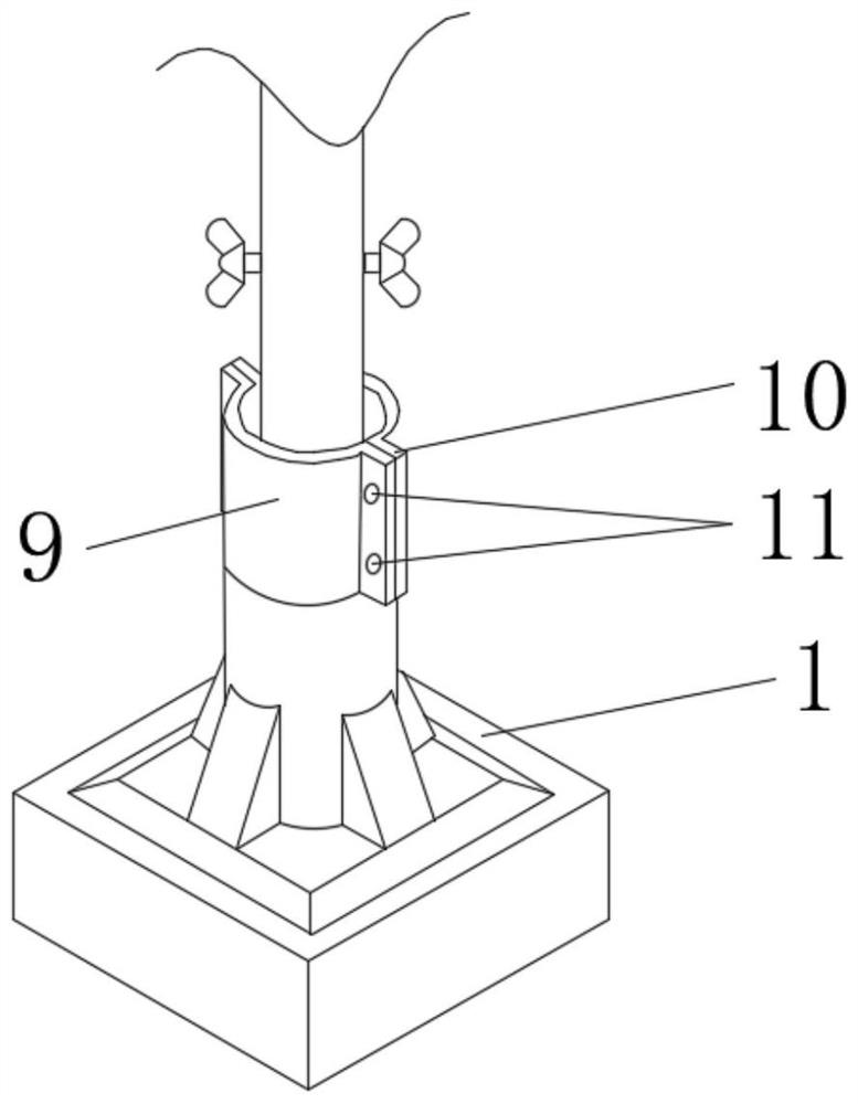 Multifunctional intelligent lamp pole screen and lamp pole device