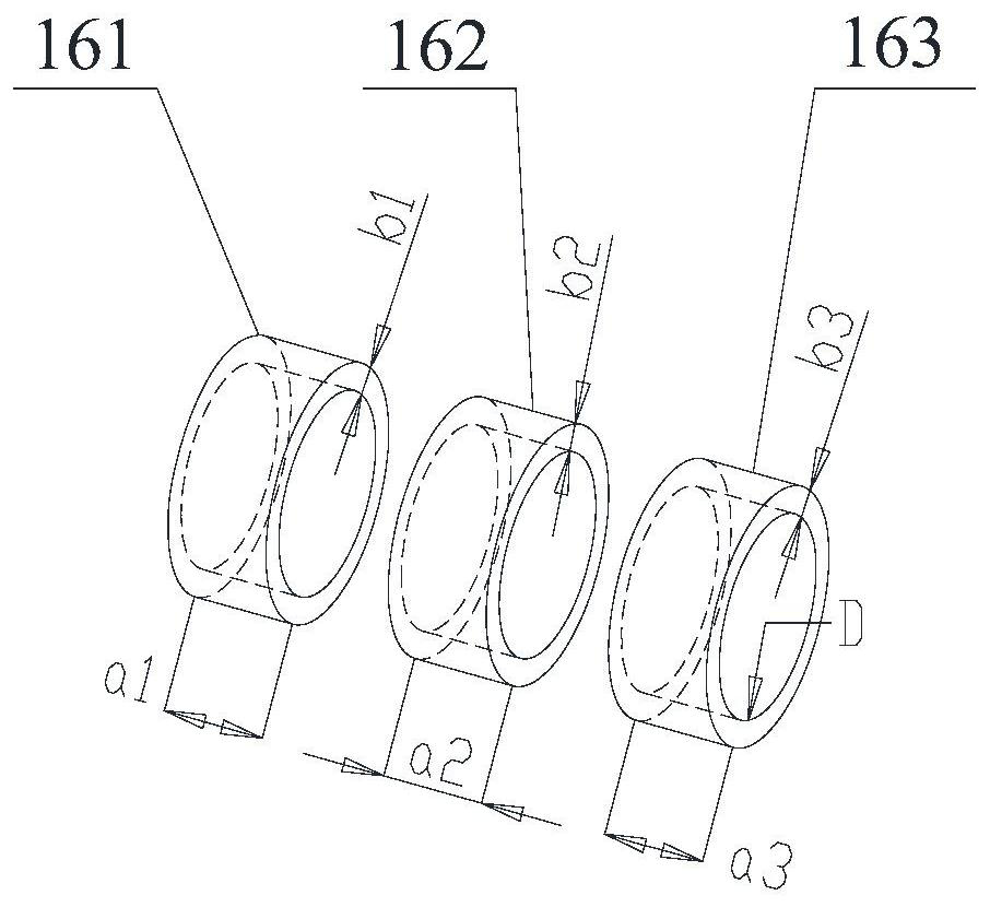 A pipe joint rolling connection forming tool and rolling connection process based on high filling rate