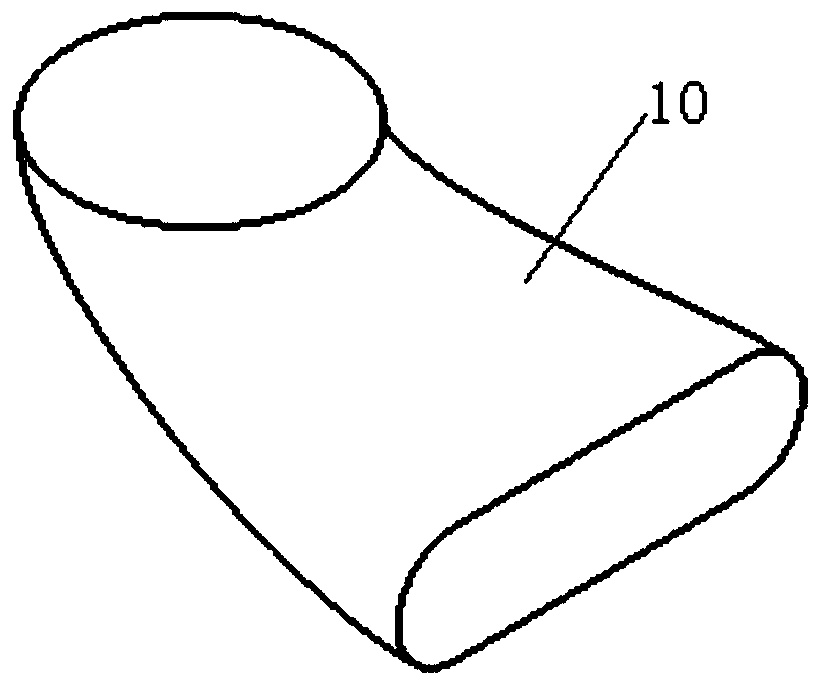 Manufacturing method of special-shaped metal air pipe