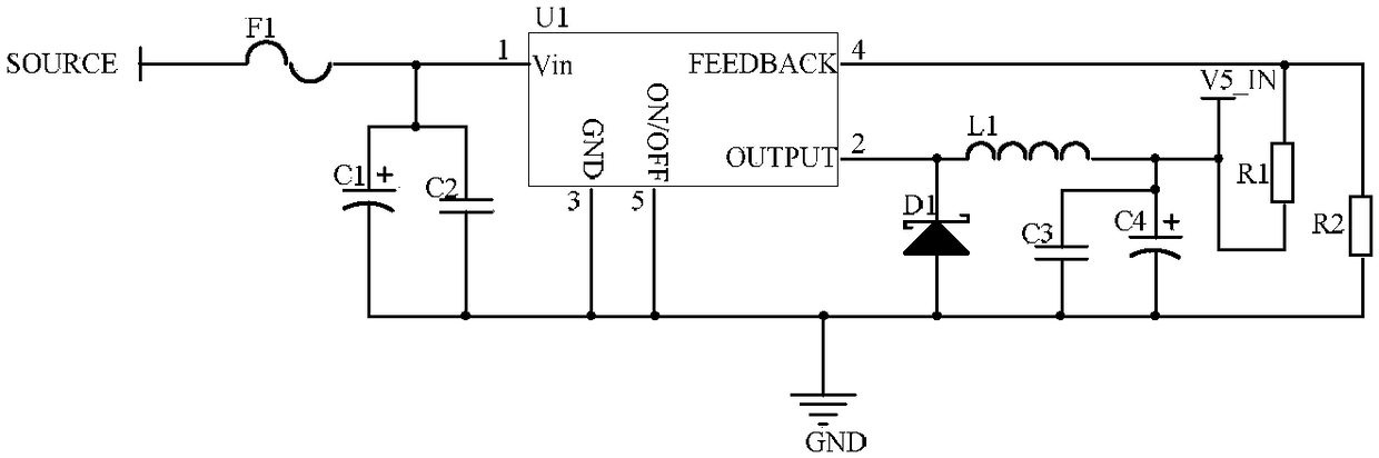 Vehicle anti-theft tracking circuit based on lora radio frequency technology