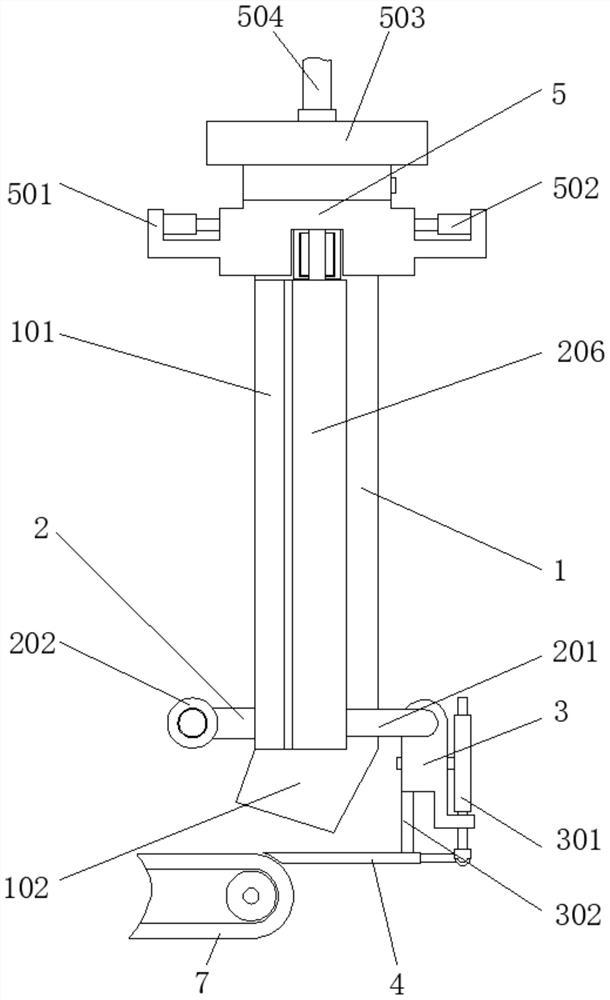 Automatic sealing and feeding mechanism of hosiery knitter and hosiery knitter