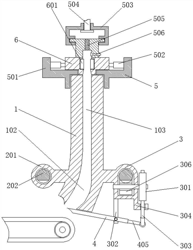 Automatic sealing and feeding mechanism of hosiery knitter and hosiery knitter