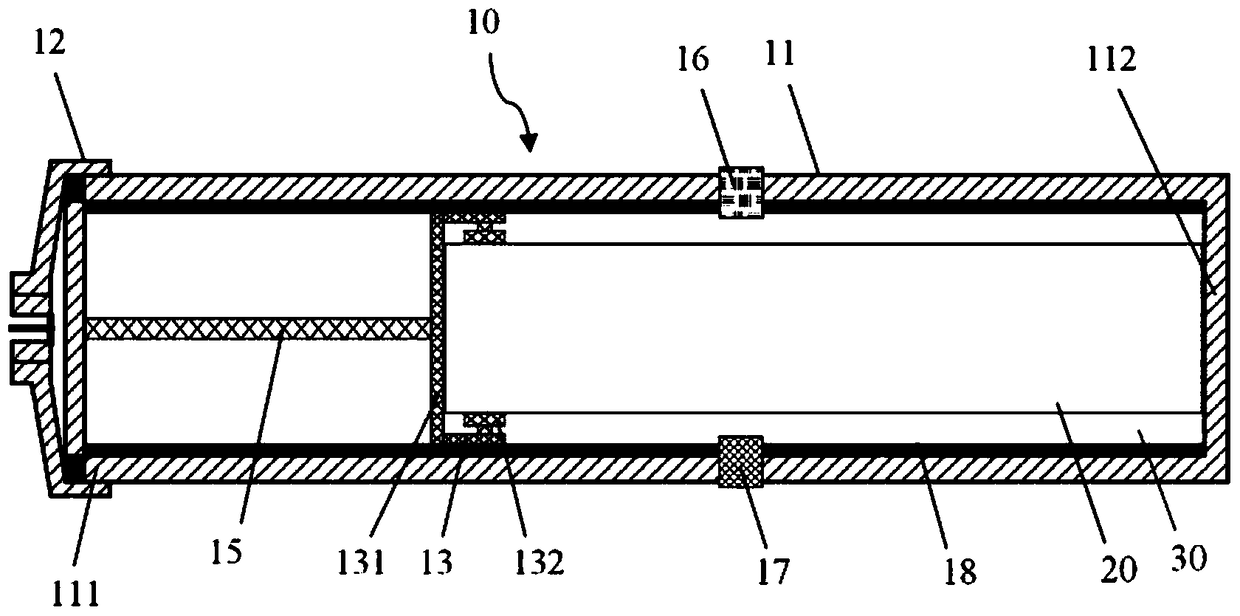 Rock sample coring device