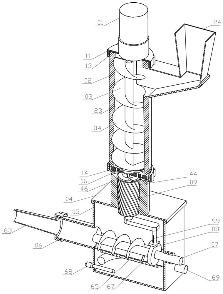 Digestive system department liquid diet making device and making method