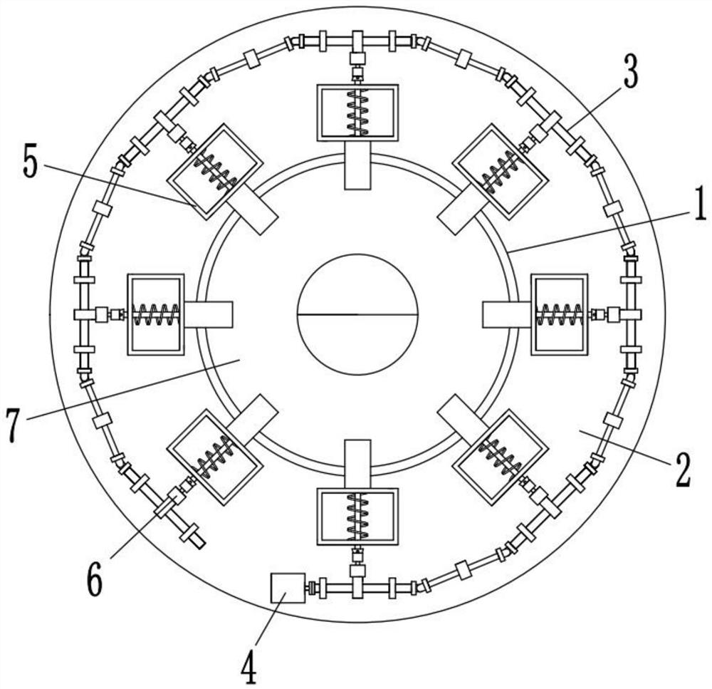 Mixing device and implementation method with component proportioning mechanism for livestock feed preparation