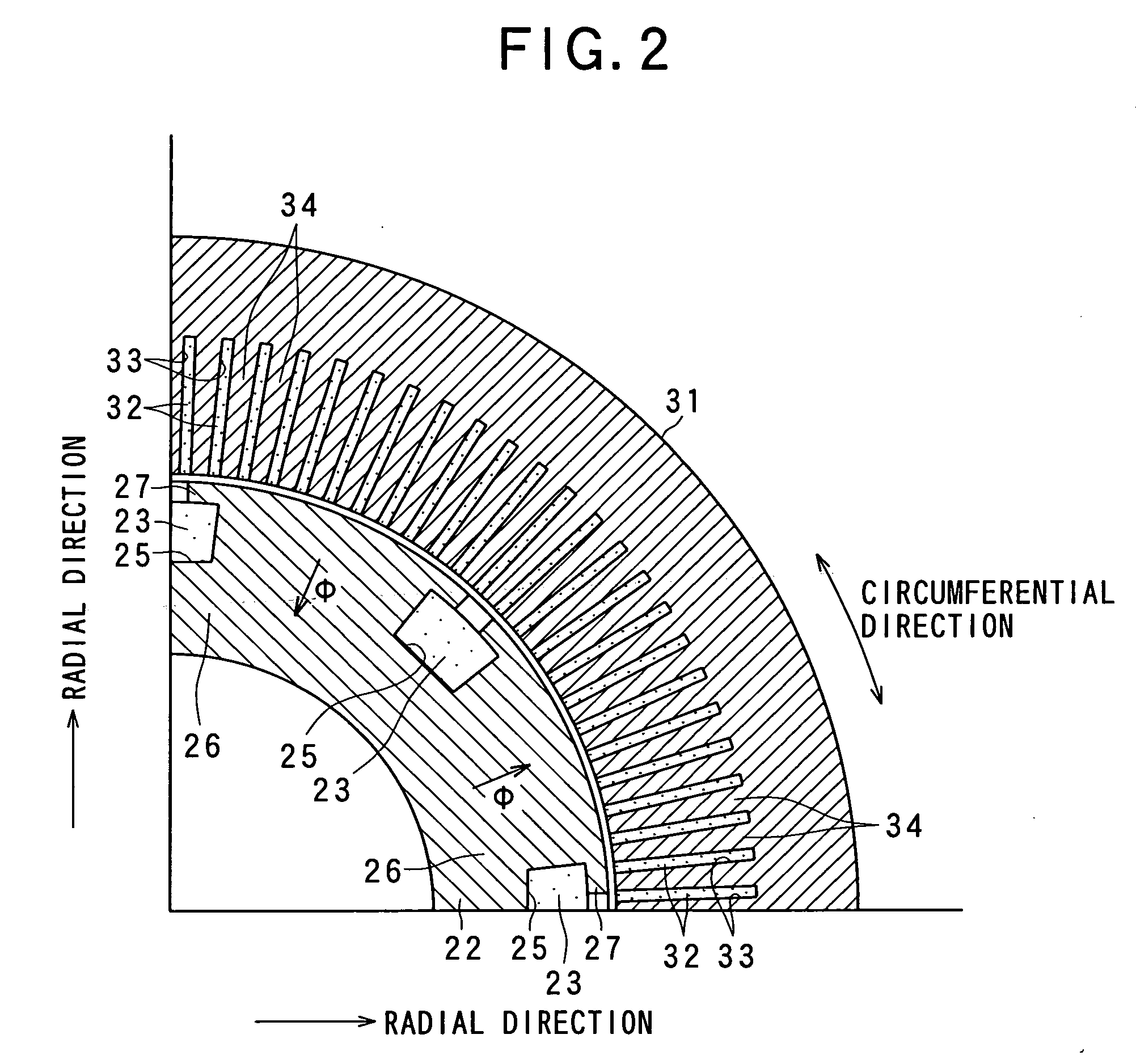 Rotary electric apparatus having rotor with field winding inducing current therethrough for generating magnetic field
