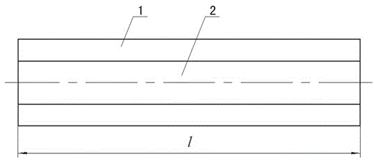 Oval reel for producing wound capacitor unit core and wound capacitor unit core